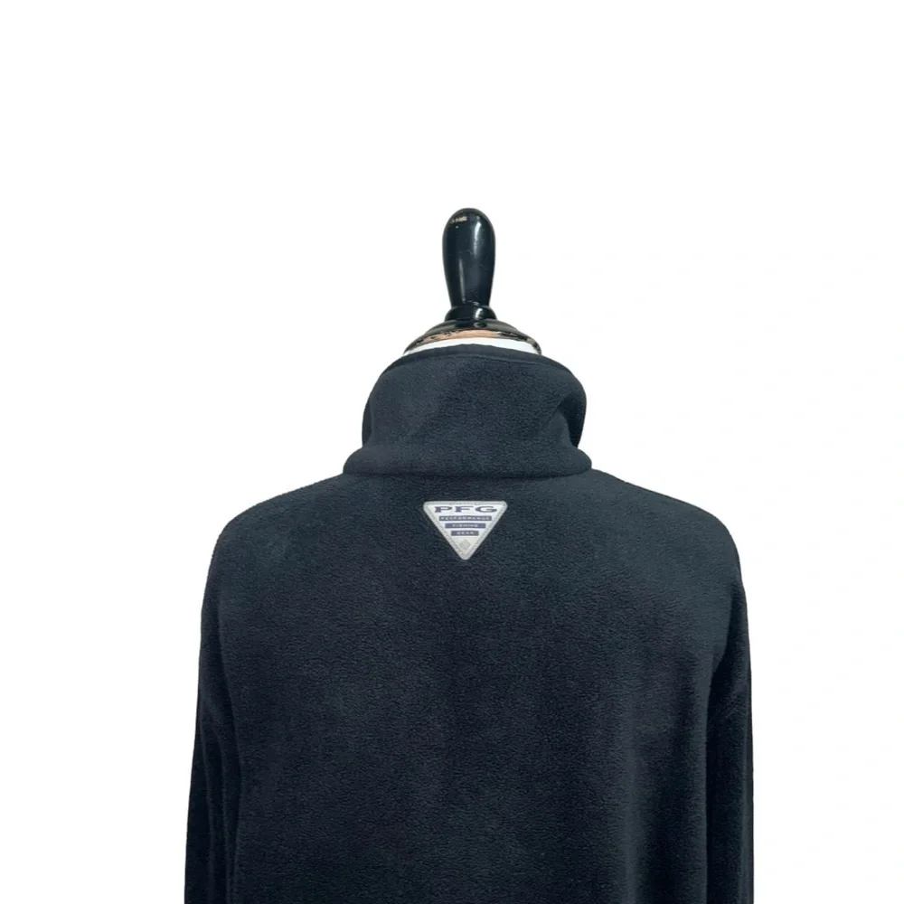 Columbia PFG Men's M Medium 1/4 Zip Fleece Pullover Sweater Mockneck Camping